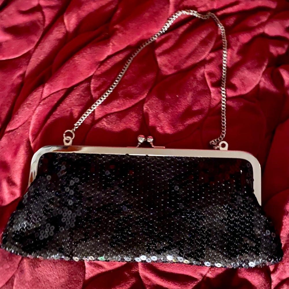 Anne Taylor Loft Sequined Evening Bag